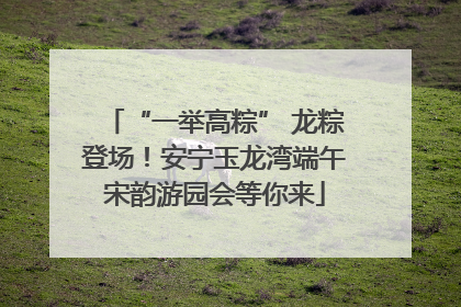 “一举高粽” 龙粽登场！安宁玉龙湾端午宋韵游园会等你来