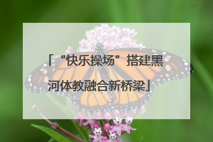“快乐操场”搭建黑河体教融合新桥梁