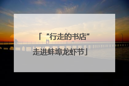 “行走的书店”走进蚌埠龙虾节