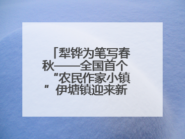 犁铧为笔写春秋——全国首个“农民作家小镇”伊塘镇迎来新乡土文学采风