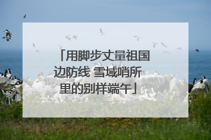 用脚步丈量祖国边防线 雪域哨所里的别样端午
