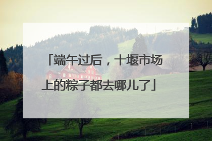 端午过后，十堰市场上的粽子都去哪儿了