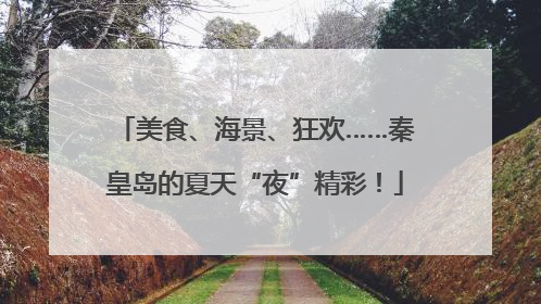 美食、海景、狂欢……秦皇岛的夏天“夜”精彩！