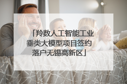 羚数人工智能工业垂类大模型项目签约落户无锡高新区