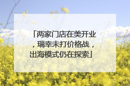 两家门店在美开业，瑞幸未打价格战，出海模式仍在探索