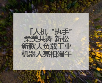人机“执手”柔美共舞 新松新款大负载工业机器人亮相端午晚会
