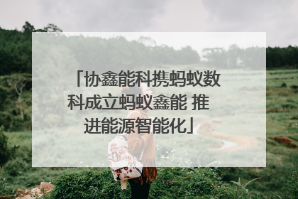 协鑫能科携蚂蚁数科成立蚂蚁鑫能 推进能源智能化