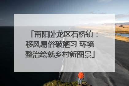 南阳卧龙区石桥镇：移风易俗破陋习 环境整治绘就乡村新图景