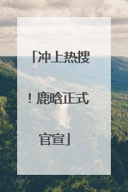 冲上热搜！鹿晗正式官宣