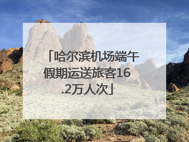 哈尔滨机场端午假期运送旅客16.2万人次