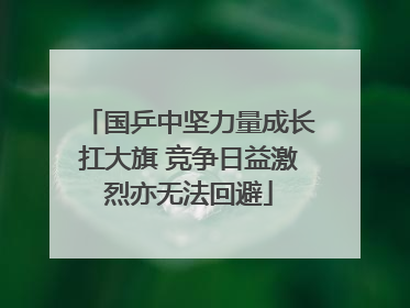 国乒中坚力量成长扛大旗 竞争日益激烈亦无法回避