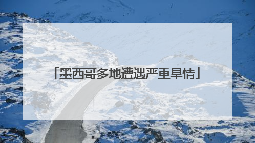 墨西哥多地遭遇严重旱情