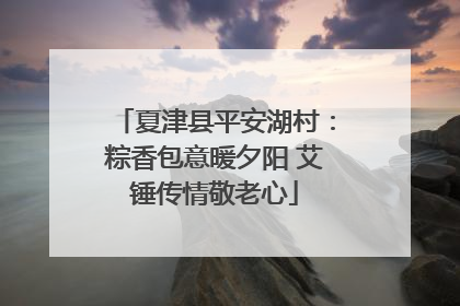 夏津县平安湖村：粽香包意暖夕阳 艾锤传情敬老心