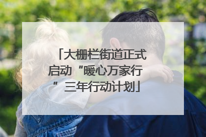 大栅栏街道正式启动“暖心万家行”三年行动计划
