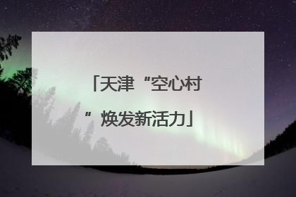 天津“空心村”焕发新活力