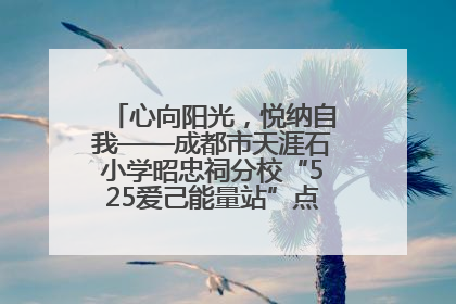 心向阳光，悦纳自我——成都市天涯石小学昭忠祠分校“525爱己能量站”点亮孩子心灵之旅