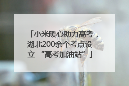 小米暖心助力高考，湖北200余个考点设立 “高考加油站”