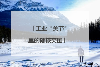 工业“关节”里的硬核突围