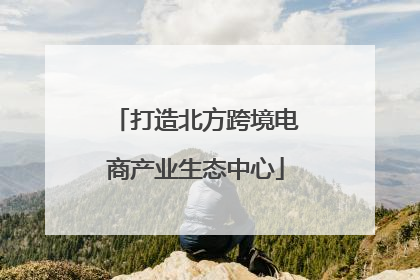 打造北方跨境电商产业生态中心