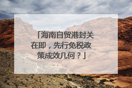 海南自贸港封关在即，先行免税政策成效几何？