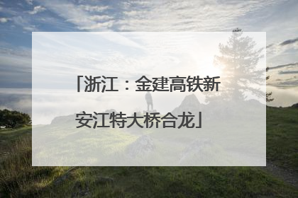 浙江：金建高铁新安江特大桥合龙