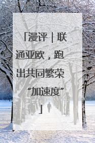 漫评｜联通亚欧，跑出共同繁荣“加速度”