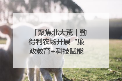 聚焦北大荒｜勤得利农场开展“廉政教育+科技赋能”主题党日活动