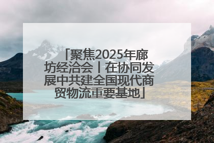 聚焦2025年廊坊经洽会丨在协同发展中共建全国现代商贸物流重要基地