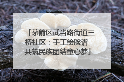 茅箭区武当路街道三桥社区：手工绘脸谱 共筑民族团结童心梦