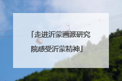 走进沂蒙画派研究院感受沂蒙精神