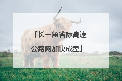 长三角省际高速公路网加快成型