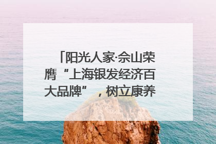 阳光人家·佘山荣膺“上海银发经济百大品牌”，树立康养行业新标杆