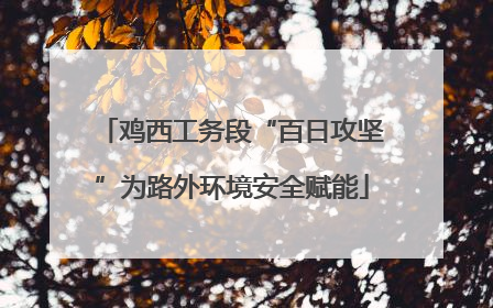 鸡西工务段“百日攻坚”为路外环境安全赋能
