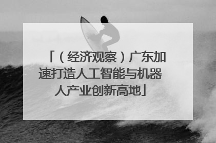 （经济观察）广东加速打造人工智能与机器人产业创新高地