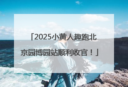 2025小黄人趣跑北京园博园站顺利收官！